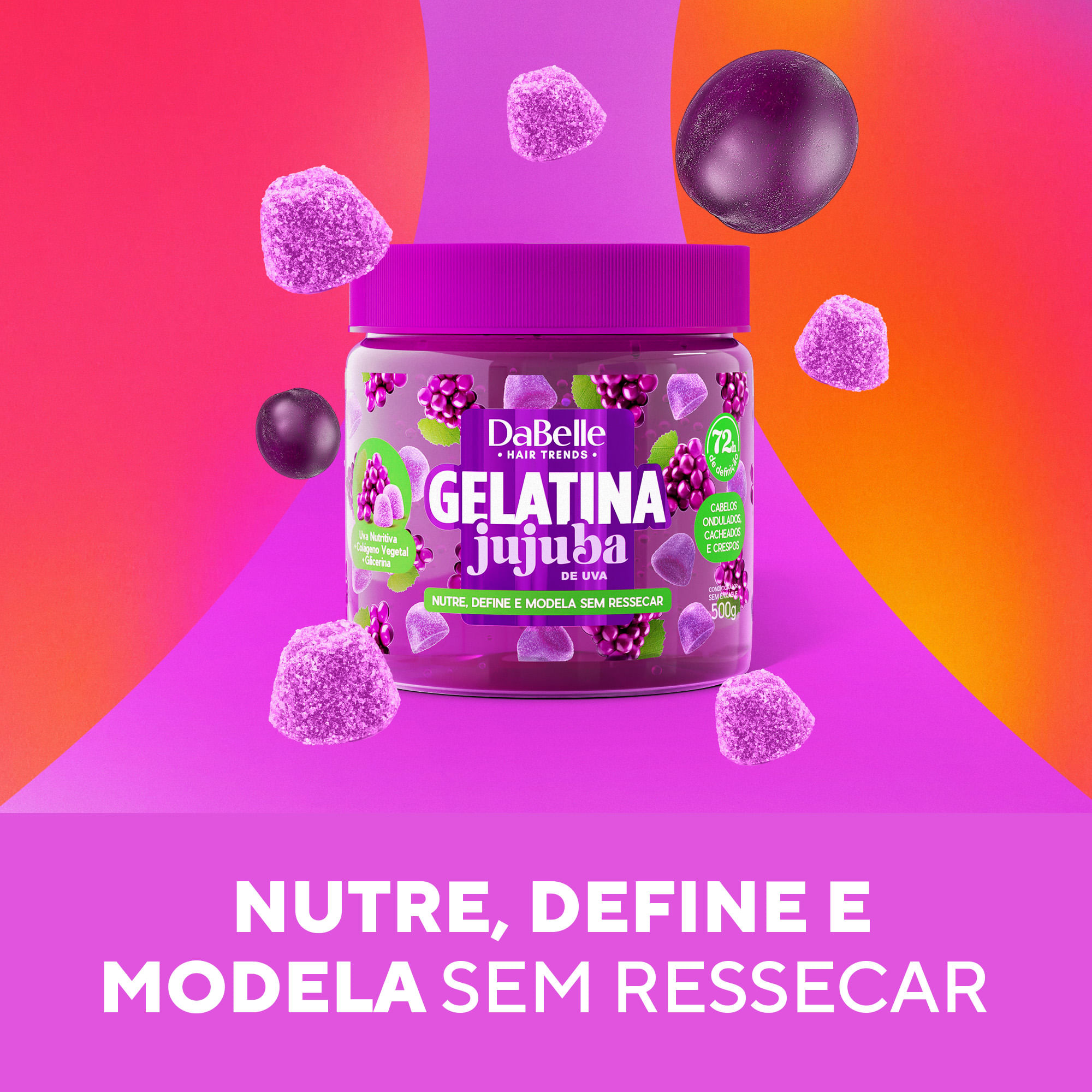 DaBelle Gelatina Jujuba Uva-500g